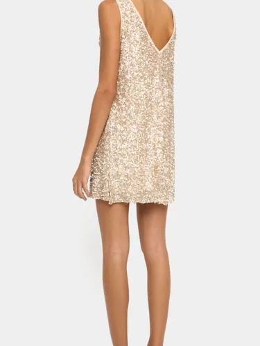 Short Sequin Dress 243496 — image 4