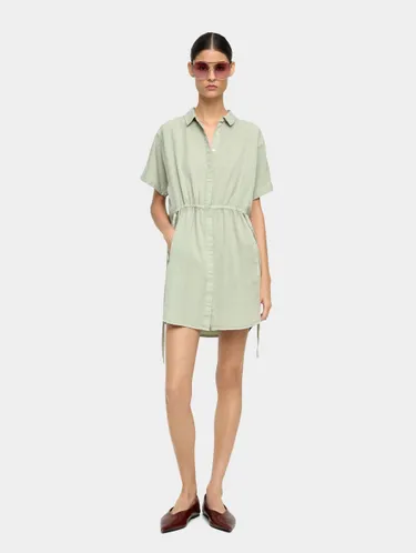 Shirt Dress With 100% Lyocell 243516 — image 2