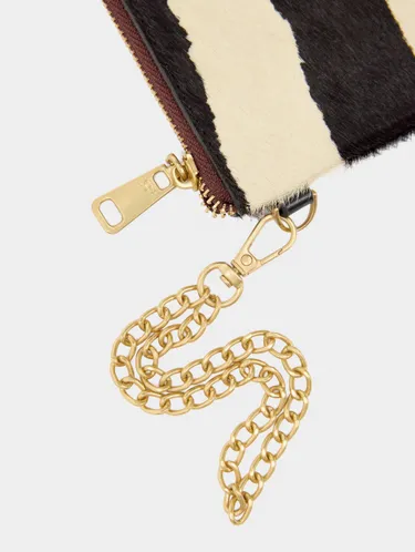Multi-Purpose Leather Pouch With Contrast 243748 — image 1