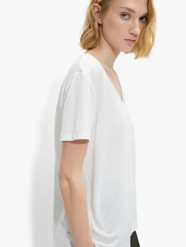 Basic T-Shirt With V-Neck 244286 — image 8