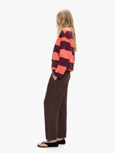 Plain Trousers With 100% Lyocell 244402 — image 2