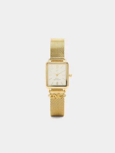 Square Watch With A Steel Mesh Knit 244607 — image 1