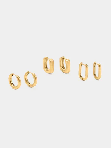Set Of Basic Hoop Earrings 244638 — image 1