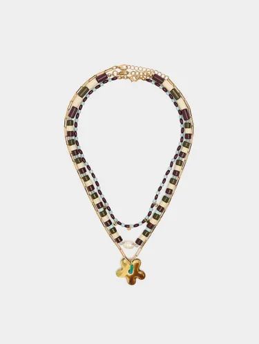 Set Of Necklaces With Ceramic Beads 244872 — image 2