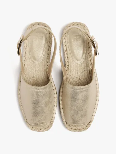 Metallic Espadrilles With Buckle 245027 — image 1