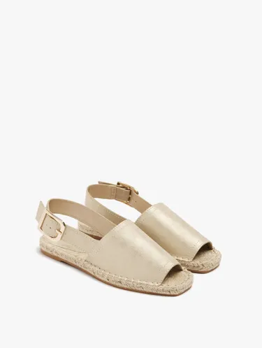 Metallic Espadrilles With Buckle 245027 — image 2