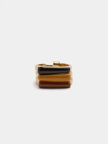 Triple Ring With Enamel 245080 — image 2