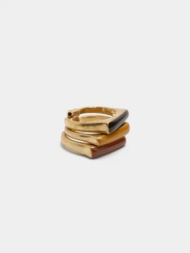 Triple Ring With Enamel 245080 — image 3