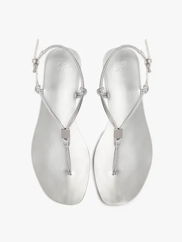 Flat Thong Sandals With Straps 245142 — image 1
