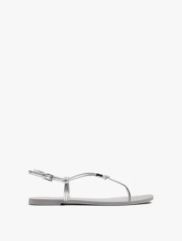 Flat Thong Sandals With Straps 245142 — image 3