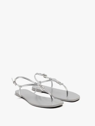 Flat Thong Sandals With Straps 245142 — image 2
