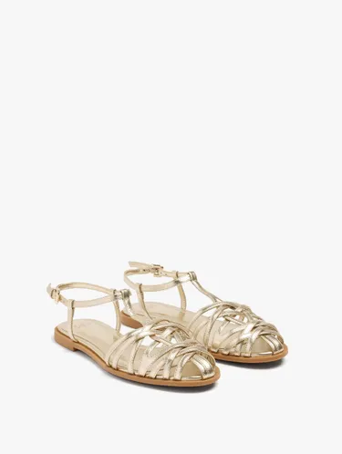 Flat Sandals With Braided Straps 245294 — image 2