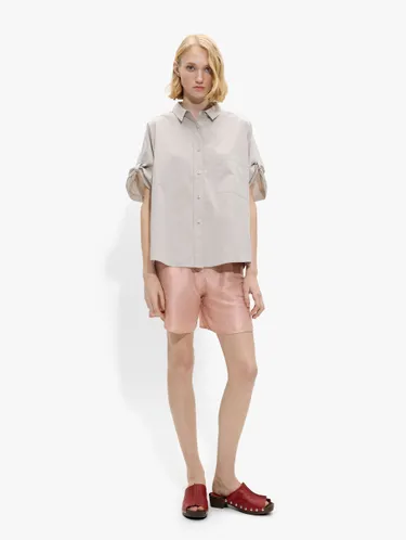 Shirt With Cuffed Sleeves 100% Cotton 245344 — image 2