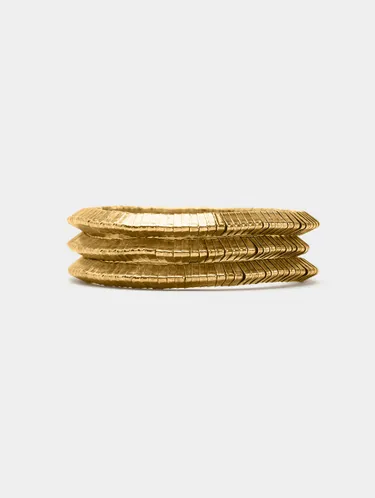 Set Of Gold Stretch Bracelets 245383 — image 2