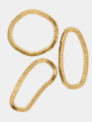 Set Of Gold Stretch Bracelets 245383 — image 1