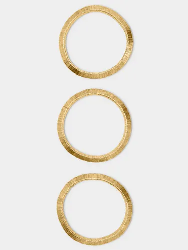 Set Of Gold Stretch Bracelets 245383 — image 3
