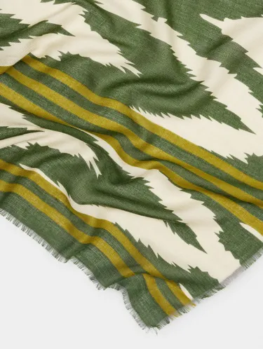 Printed Wool-Blend Scarf 245415 — image 3