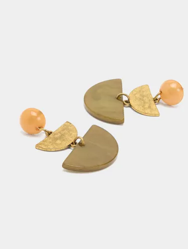 Long Earrings With Stone Effect 245432 — image 3