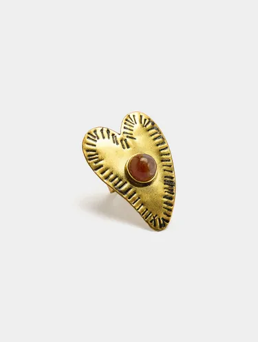 Heart Ring With Stone 245454 — image 3