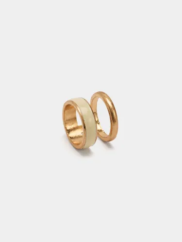 Double Ring With Enamel 245558 — image 2