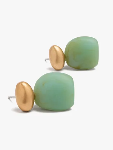 Short Earrings With Stone Effect 245569 — image 2