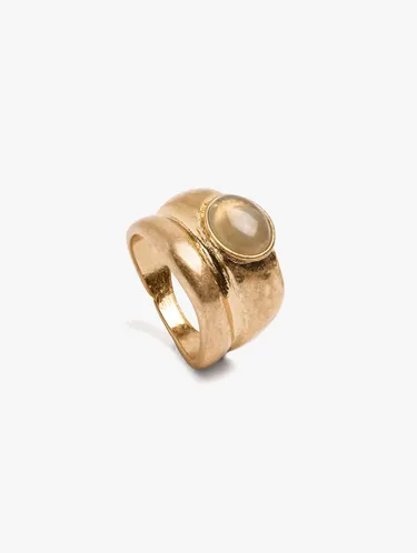 Double Ring With Oval Detail 245620 — image 1