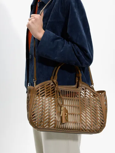 Perforated Tote Bag With Removable Pouch L 246073 — image 3