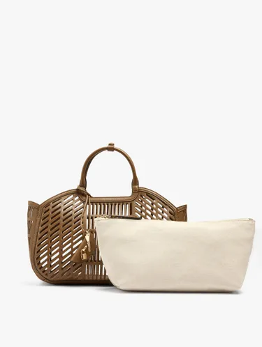 Perforated Tote Bag With Removable Pouch L 246073 — image 2