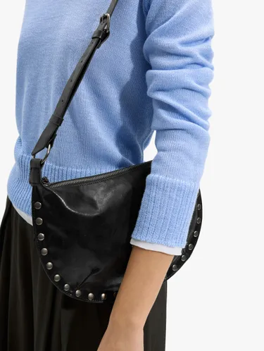 Oval Shoulder Bag With Studs 246282 — image 3