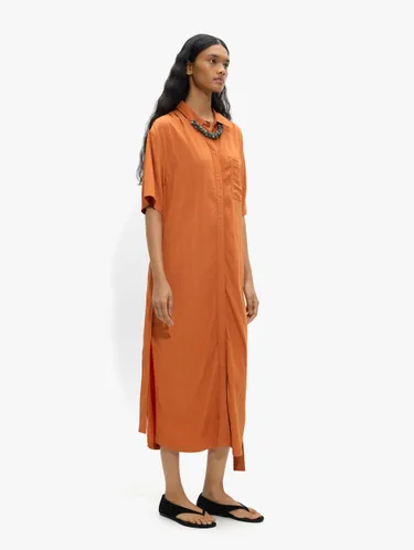 Midi Dress With Pocket And Belt 246350 — image 3