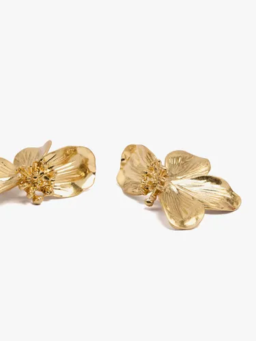 Maxi Half-Flower Earrings 246370 — image 3