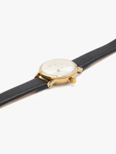 Round Watch With Textured Bracelet 246581 — image 3