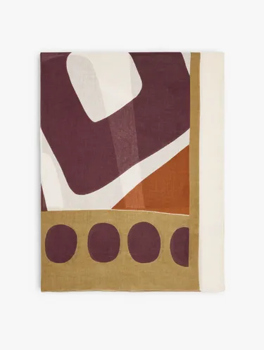 Printed Scarf With 100% Cotton 246778 — image 1