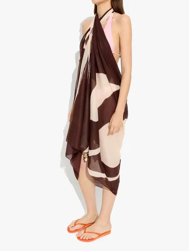 Cotton Printed Scarf 246782 — image 3