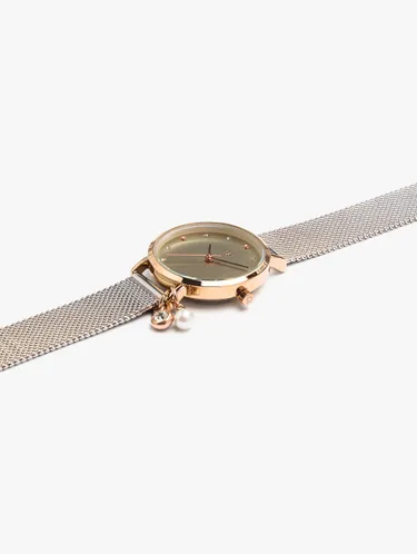 Bicolor Watch With Stainless Steel Metal Mesh 247018 — image 3