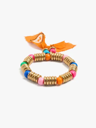 Elastic Bracelet With Multicolor Beads 247082 — image 1