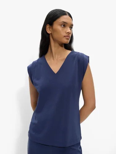 Plain Blouse With Pleats 247399 — image 3