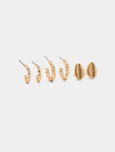 Set Of Gold Earrings 247438 — image 1