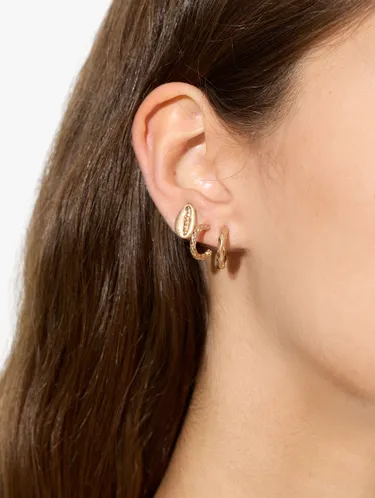 Set Of Gold Earrings 247438 — image 3