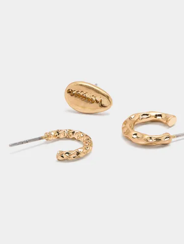 Set Of Gold Earrings 247438 — image 2