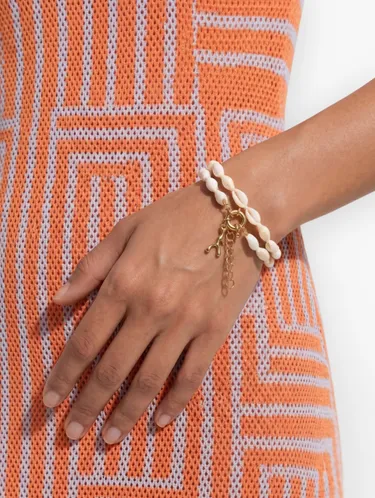 Double Ankle Bracelet With Shells 247443 — image 2