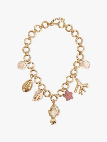 Short Necklace With Sea-Inspired Links 247464 — image 1