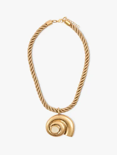 Necklace With Spiral Snail Cord 247477 — image 1