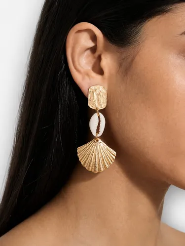 Long Earrings With Shells 247496 — image 2