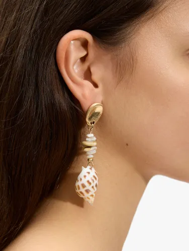 Long Earrings With Shells 247502 — image 3