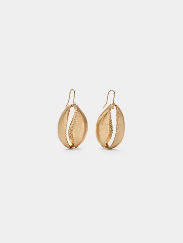 Long Earrings With The Shape Of A Shell 247515 — image 1