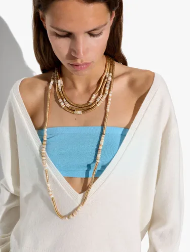 Multi-Collar Beads With Shells 247527 — image 3