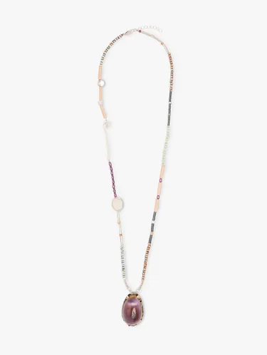 Long Necklace With Shell Beads And Stones 247542 — image 1