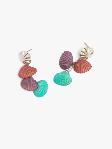 Earrings With Multicolor Shell Effect 247546 — image 2