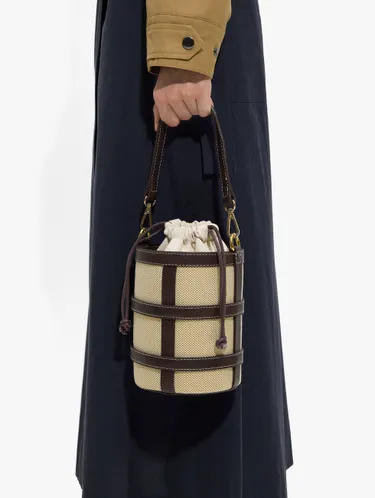 Cross-Strap Bucket Bag With Removable Pouch 247571 — image 3